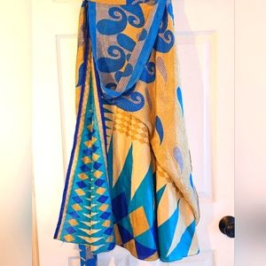 Darn Good Yarn Sari Wrap Skirt Regular (4-12) Ankle Length